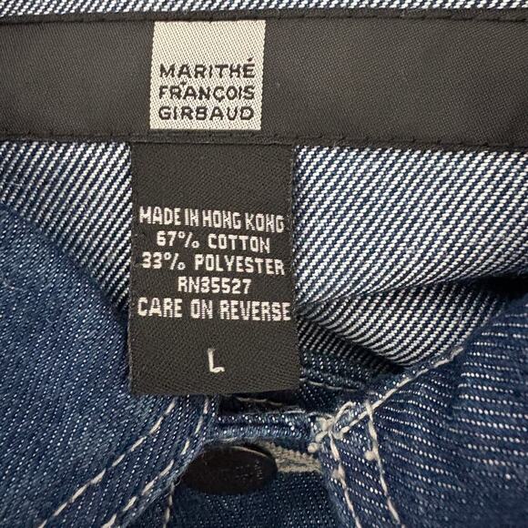 Vintage Marithé François Girbaud denim trucker jacket size large - Picture 6 of 8